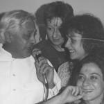 Gururaj Ananda sharing songs with his chelas